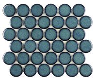 Mozaika Round Teal 26,3*30,4 #S