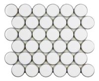 Mozaika Round White 26,3*30,4 #S