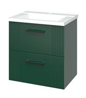 Washbasin cabinet Elara Smaragd with washbasin  Gloria 60