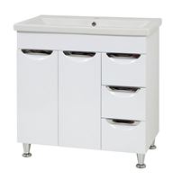 Cabinet with sink Laura 80  2D