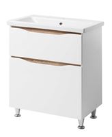 Sink cabinet Liga  with washbasin Como 60