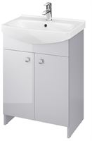 Bathroom cabinet RUBID with washbasin 60cm gray