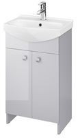 Bathroom cabinet RUBID with washbasin 50cm gray