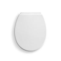 WC seat cover 'Brzozka' white, polypropylene