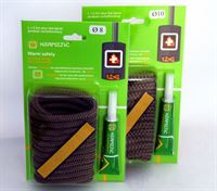 Fire-resistant wire 2,5m 10mm + glue 20ml