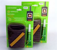 Fire-resistant wire 2,5m 6mm + glue 20ml