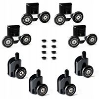 Wheels for shower cabin 8pcs black