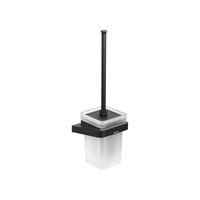 Toilet brush holder, black