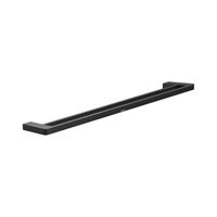 Double towel bar, black