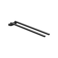 Rotary towel bar, black