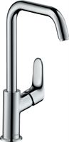 Focus Single lever basin mixer 240 with swivel spout and pop-up waste set