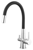 Kitchen faucet Vento Cucina Flexy 2 black/ chrome with filter connection