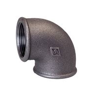 ELBOW 3/4' FF CAST IRON BLACK