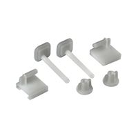 Nylon holding brackets for WC seat