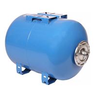 Pressure tank 50 L hor. AQUASYSTEM