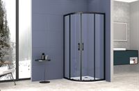 Shower enclosure Tivoli 800*800*1850 clear easy clean, black profile