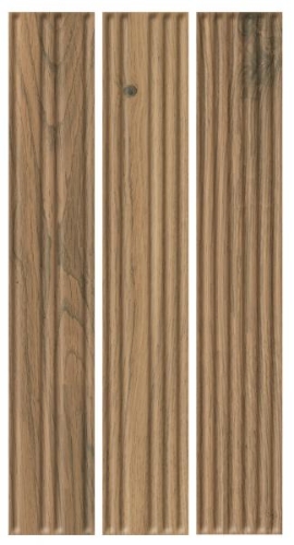 Attēls Sienas klinkers Carrizo Wood Str. Stripes Mi* Mat. 40*6,6 #S