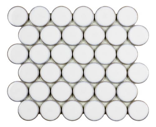 Attēls Mozaika Round White 26,3*30,4 #S