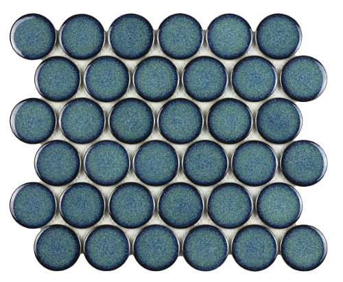 Attēls Mozaika Round Teal 26,3*30,4 #S