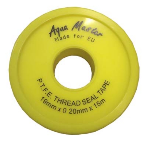 Attēls Teflona lente 19mm x 0.075mm x 12m