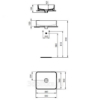 Attēls Izlietne STRADA II Ideal Standard 50X40