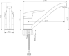 Attēls Virtuves maisītājs 210 mm BORA Standart