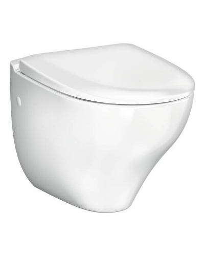 Attēls Piekaramais pods New Nautic 1530, Hygienic Flush, ar SC/QR vāku, balts