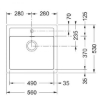 Attēls Virtuves izlietne Sirius SID 610 Tectonite, 56x53cm, carbon