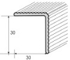 Attēls Pakāpiena profils G87 Gold 30X30mm/93cm