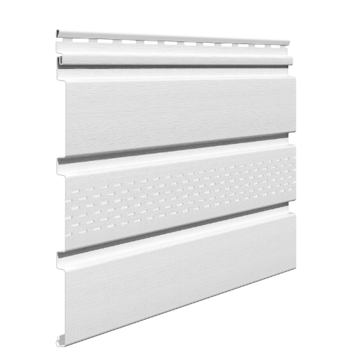 Attēls Apdares dēlis Soffit SV-07 ar vent. Balts