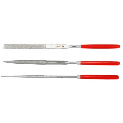 Picture of Diamond needle file set 3 pcs. 140 mm