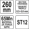 Attēls Ierīce prof.sav. ģipškartonam 260 mm