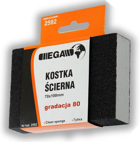 Изображение Шлифовальная губка Gr.80, 100x70x25 mm