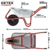 Attēls Celtniecības ķerra D-2 Zn, 100L. Max.-180 kg